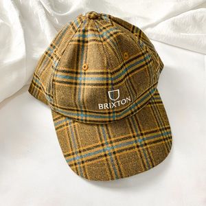 Brixton Plaid Baseball Dad Hat Cap